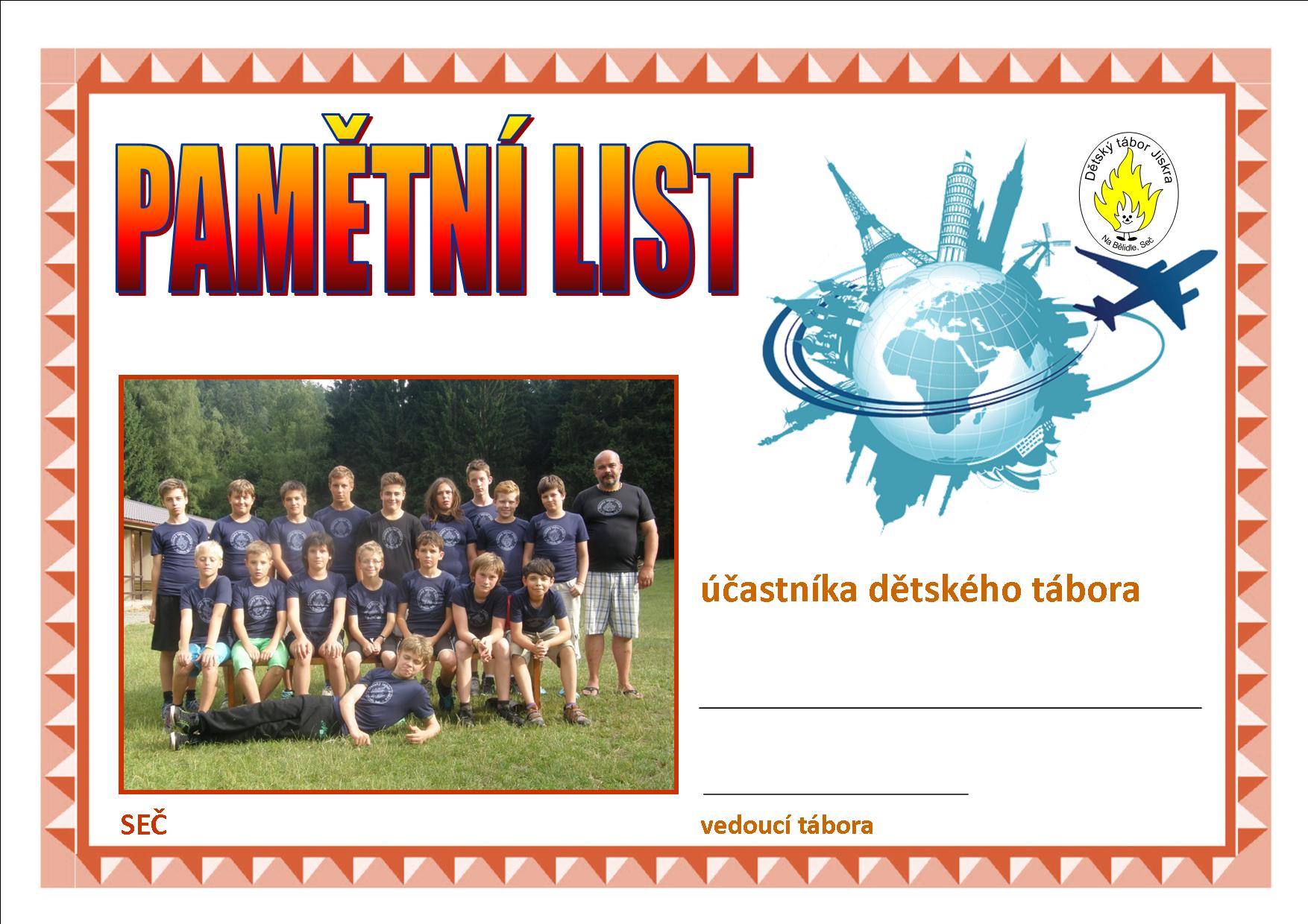 Pamětní list Borci boxu