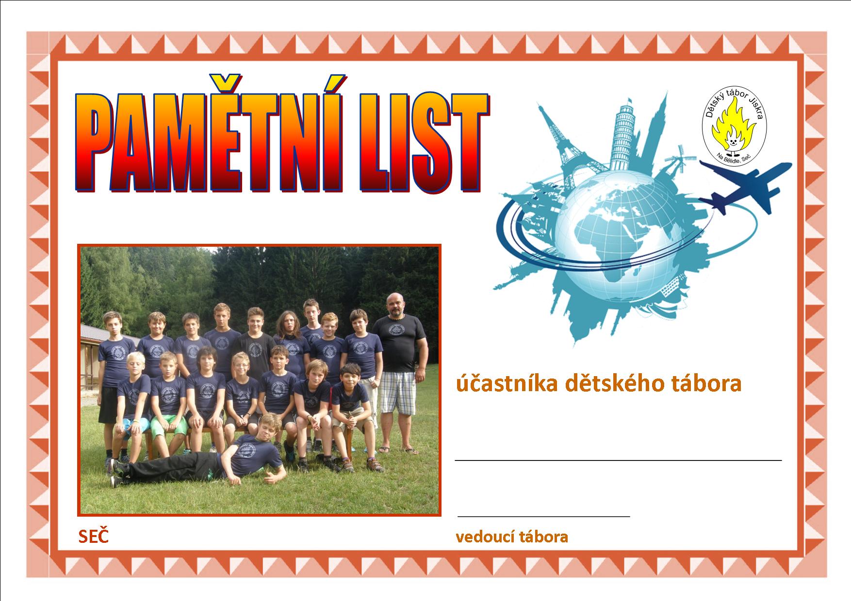 Pamětní list Borci boxu